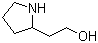 structure of CAS# 19432-88-3, 2-(Pyrrolidin-2-yl)ethanol