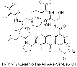CAS # 194730-57-9, L-Threonyl-L-tyrosyl-L-leucyl-L-prolyl-L-threonyl-L-asparaginyl-L-alanyl-L-seryl-L-leucine