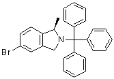 structure of CAS# 194805-14-6, (1R)-5-溴-1-甲基-2-三苯甲基-2,3-二氢-1H-异吲哚