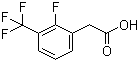 structure of CAS# 194943-83-4, 2-氟-3-(三氟甲基)苯乙酸