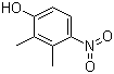 CAS # 19499-93-5, 4-Nitro-2,3-dimethylphenol, 2,3-Dimethyl-4-nitrophenol