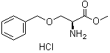 structure of CAS# 19525-87-2, O-苄基-L-丝氨酸甲酯盐酸盐
