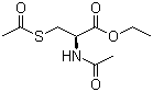 structure of CAS# 19547-89-8, S,N-Diacetyl-L-cysteine ethyl ester