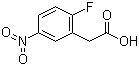 structure of CAS# 195609-18-8, 2-氟-5-硝基苯乙酸