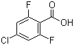 structure of CAS# 196194-58-8, 4-氯-2,6-二氟苯甲酸