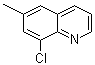 structure of CAS# 19655-46-0, 8-Chloro-6-methylquinoline
