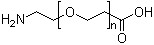 structure of CAS# 196936-04-6, alpha-(2-氨基乙基)-omega-(2-羧基乙氧基)聚氧乙烯