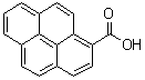 structure of CAS# 19694-02-1, 1-Pyrenecarboxylic acid