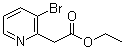 structure of CAS# 197376-41-3, 3-溴-2-吡啶乙酸乙酯