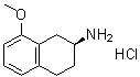 CAS # 197446-42-7, (S)-8-Methoxy-1,2,3,4-tetrahydronaphthalen-2-amine hydrochloride
