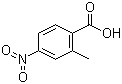 structure of CAS# 1975-51-5, 2-Methyl-4-nitrobenzoic acid