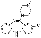 CAS # 1977-08-8, 2-Chloro-11-(4-methyl-1-piperazinyl)-5H-dibenzo[b,e][1,4]diazepine, HF 2046, Isoclozapine