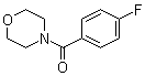 structure of CAS# 1978-65-0, 4-(4-氟苯甲酰基)吗啉