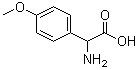 structure of CAS# 19789-59-4, 2-(4-甲氧基苯基)甘氨酸