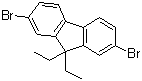 structure of CAS# 197969-58-7, 2,7-Dibromo-9,9-diethylfluorene