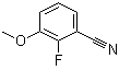 structure of CAS# 198203-94-0, 2-氟-3-甲氧基苯甲腈