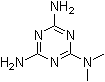 CAS # 1985-46-2, 2-(Dimethylamino)-4,6-diamino-s-triazine, N,N-Dimethylmelamine, N2,N2-Dimethylmelamine, NSC 4417