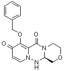structure of CAS# 1985607-70-2, (12aR)-3,4,12,12a-四氢-7-(苯基甲氧基)-1H-[1,4]恶嗪并[3,4-c]吡啶并[2,1-f][1,2,4]三嗪-6,8-二酮