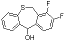 structure of CAS# 1985607-83-7, 7,8-二氟-6,11-二氢二苯并[b,e]硫杂卓-11-醇