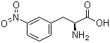 structure of CAS# 19883-74-0, 3-硝基-L-苯丙氨酸