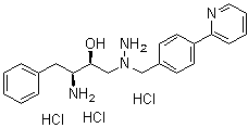 CAS # 198904-87-9, (alphaS,betaS)-beta-Amino-alpha-[[1-[[4-(2-pyridinyl)phenyl]methyl]hydrazinyl]methyl]benzenepropanol hydrochloride