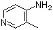 3-甲基-4-氨基吡啶分子结构 (CAS 1990-90-5)
