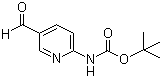 structure of CAS# 199296-40-7, (5-甲酰基吡啶-2-基)氨基甲酸叔丁酯