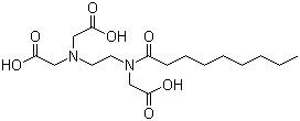 CAS # 199387-97-8, N-(2-(Bis(carboxymethyl)amino]ethyl)-N-(1-oxononyl)glycine