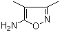 structure of CAS# 19947-75-2, 3,4-Dimethylisoxazol-5-amine