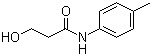 CAS # 199929-31-2, 3-Hydroxy-N-(4-methylphenyl)propanamide, p-Hydracrylotoluidide