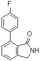 structure of CAS# 200049-49-6, 7-(4-氟苯基)-2,3-二氢-1H-异吲哚-1-酮