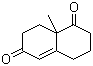 CAS # 20007-72-1, 9-Methyl-5(10)-octaline-1,6-dione, 3,4,8,8a-Tetrahydro-8a-methyl-(2H,7H)naphthalene-1,6-dione