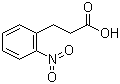 structure of CAS# 2001-32-3, 3-(2-硝基苯基)丙酸