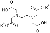 structure of CAS# 2001-94-7, 乙二胺四乙酸二钾