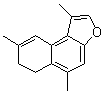 CAS # 20013-75-6, Pyrocurzerenone, 6,7-Dihydro-1,5,8-trimethylnaphtho[2,1-b]furan