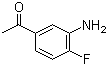 structure of CAS# 2002-82-6, 3'-Amino-4'-fluoroacetophenone