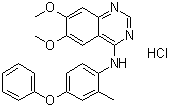structure of CAS# 2002381-31-7, 6,7-二甲氧基-N-(2-甲基-4-苯氧基苯基)-4-喹唑啉胺盐酸盐