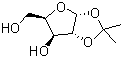 structure of CAS# 20031-21-4, 1,2-O-异亚丙基-alpha-D-呋喃木糖