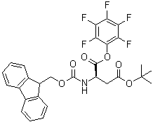 structure of CAS# 200335-75-7, N-[芴甲氧羰基]-D-天冬氨酸 4-叔丁基 1-(五氟苯基)酯