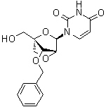 CAS # 200435-91-2, 1-[2,5-Anhydro-4-C-(hydroxymethyl)-3-O-(phenylmethyl)-alpha-L-lyxofuranosyl]-2,4(1H,3H)-pyrimidinedione