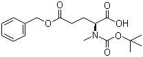structure of CAS# 200615-91-4, N-叔丁氧羰基-N-甲基-L-谷氨酸 5-(苯甲基)酯