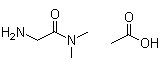 structure of CAS# 200634-33-9, 2-氨基-N,N-二甲基乙酰胺单乙酸盐