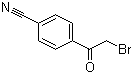 CAS # 20099-89-2, 2-Bromo-4'-cyanoacetophenone, 4-(2-Bromoacetyl)benzonitrile, 4-Cyanophenacyl bromide