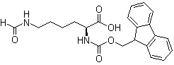 structure of CAS# 201004-23-1, N2-[芴甲氧羰基]-N6-甲酰基-L-赖氨酸