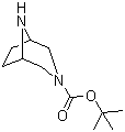 structure of CAS# 201162-53-0, 3,8-二氮杂双环[3.2.1]辛烷-3-甲酸叔丁酯