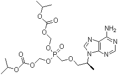 structure of CAS# 201341-05-1, 替诺福韦酯