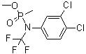 CAS # 2014-04-2, N-(3,4-Dichlorophenyl)-P-methyl-N-(trifluoromethyl)phosphonamidic acid methyl ester