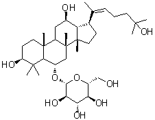 CAS # 2015215-13-9, Notoginsenoside ST13, (3beta,6alpha,12beta,20Z)-3,12,25-Trihydroxydammar-20(22)-en-6-yl beta-D-glucopyranoside
