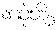 structure of CAS# 201532-42-5, (R)-2-[[[(9H-芴-9-基)甲氧基]羰基]氨基]-3-(噻吩-2-基)丙酸
