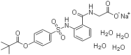 structure of CAS# 201677-61-4, Sivelestat sodium
